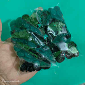 Bouton en corne de buffle noire véritable fait main, accessoire de couture naturel pour vêtements à prix avantageux - Product Image 4