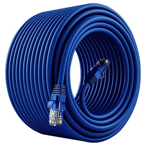 5Core Cat 6 Ethernet <b>Cable</b> Long Computer Internet <b>Cables</b> <b>WiFi</b> RJ45 Cord for Gaming - Product Image 1