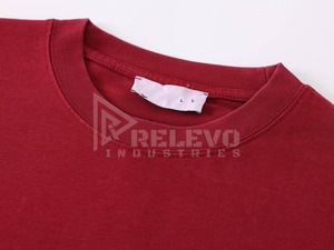 เสื้อยืดแขนสั้นผู้ชายไซส์ใหญ่ ผ้าฝ้าย 100% ทรงโอเวอร์ไซส์ สไตล์ฮิปฮอป คุณภาพสูง สตรีทแวร์ MOQ ต่ำ - Product Image 2