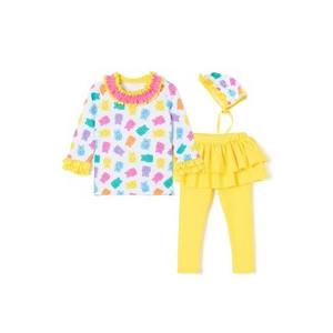 Maillot de bain OZKIZ style coréen en coton premium 100% M02 pour filles de 2 à 6 ans – Vente en gros de mode estivale pour enfants - Product Image 1