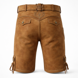 Wholesale Oktoberfest Leather <b>Pants</b> - Custom Designs for Men | OEM Manufacturer of Leather Trousers - Product Image 2