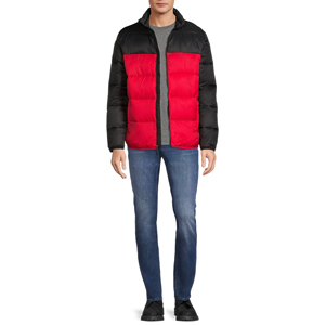 Veste d'hiver légère pour homme, résistante à l'eau et au vent, col montant, fermeture éclair, pour aventures en plein air - Product Image 3