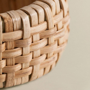 Sophisticated Round Rattan Napkin Ring Handwoven Wicker Napkin Holder Natural Rustic <b>Table</b> Accent For Everyday Dining Decor - Product Image 6