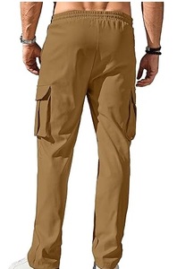 Men Tactical <b>Pants</b> Regular Fit Multi-function Pockets <b>Work</b> Wears Brown <b>Cargo</b> <b>Pant</b> Breathable High Waist Cotton Track <b>Cargo</b> <b>Pants</b> - Product Image 3