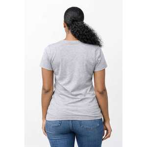 T-shirt graphique unisexe Jack and Jill Motto en coton à manches courtes et col rond, tendance, vente en gros OEM, approvisionnement en vrac - Product Image 3