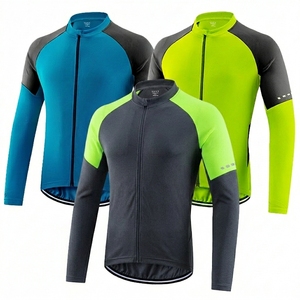 Maillot de cyclisme pour homme avec fermeture éclair intégrale, vêtements de vélo, maillot de cyclisme unique, maillot de cyclisme professionnel vierge - Product Image 2