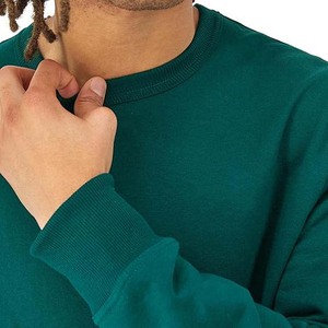 Sweat-shirts pour hommes de qualité supérieure à prix abordable, en coton, à manches longues, col rond, teinture unie - Product Image 4