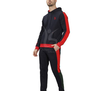 Chándal de Forro Polar para Hombre, Estilo Moderno y Transpirable, Corte Ajustado, Poliéster y Algodón, Liso - Product Image 2