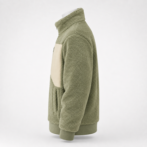 เสื้อแจ็คเก็ตผู้ชายแบบ Polar Sherpa ผสมผสานเนื้อผ้าขนแกะที่ให้ความอบอุ่น พร้อมดีไซน์ที่สวมใส่สบายและเหมาะสำหรับฤดูหนาว เหมาะสำหรับการสวมใส่กลางแจ้งในชีวิตประจำวัน - Product Image 5