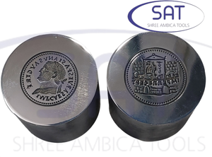 SAT Jewelry Gold Silver Custom <b>Engraved</b> Brass Coin Minting Die Set for Souvenir Token Commemorative Malaysia Thailand Singapore - Product Image 5