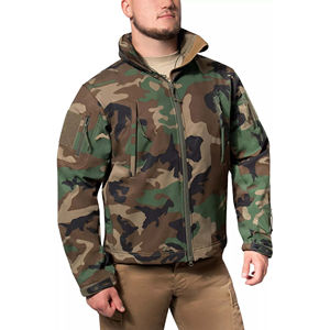 Chaqueta Táctica de Secado Rápido con Cuello Alto, Forro Polar, Camuflaje para Exteriores, Ropa Táctica, Chaqueta de Pesca, Ropa de Invierno, Logotipo Personalizado - Product Image 2