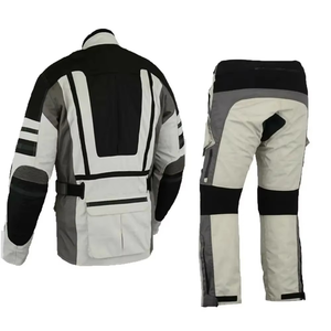 Ensemble de vêtements de course d'été au design optimal, veste en cuir de moto à manches longues, combinaison textile avec logo personnalisé, respirant, unisexe - Product Image 5