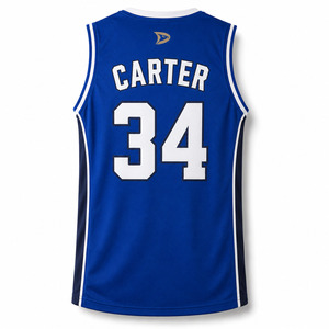 Camiseta sin mangas con cuello en V de los Royals de Baloncesto para hombre, 240 g/m², 100 % poliéster, malla transpirable, ropa deportiva. - Product Image 2