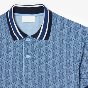 เสื้อเชิ้ตผู้ชาย แห้งเร็ว ผลิตจากโพลีเอสเตอร์/คอตตอน ระบายอากาศได้ดี ผ้าถัก ปรับแต่งได้ พิมพ์ลายหรือสีพื้น น้ำหนักเบา แขนสั้น - Product Image 3