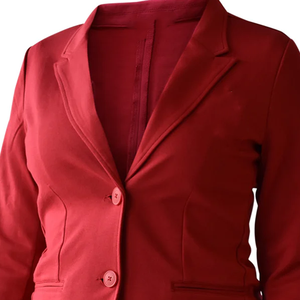 2026 New Arrival Unisex Formal <b>Blazer</b> Suit Office Uniform Business Workwear School Gear Sorority Style Zipper Closure <b>Blazer</b> <b>Set</b> - Product Image 4