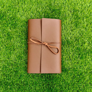 New Design Low Rate Brown <b>Leather</b> Wallet Customizable <b>Leather</b> <b>Diary</b> Horizontal Grain Journal <b>Leather</b> Planner Book Cover A5 Ideal - Product Image 1