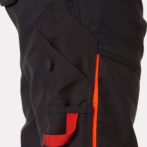 Combinaison de travail haute visibilité pour hommes, orange, réfléchissante, en polyester, uniforme - Product Image 6