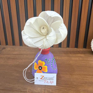 Profesionales en la Suministro de Flores Artificiales Ecológicas de Madera Sola - Tulipanes para Decoración del Hogar en Tamaños de 6, 8 y 10 cm a Precio Mínimo - Product Image 1