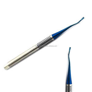 Juego de 7 elevadores de raíz de luxación PDL recubiertos de titanio azul reutilizables Instrumentos de implantes dentales manuales CE OEM Etiqueta privada - Product Image 5