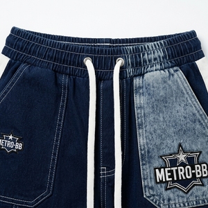 Ensemble pantalon et veste en jean décontracté pour femme, style streetwear, coupe oversize, longueur intégrale, deux pièces tendance - Product Image 6