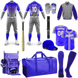 High Quality Custom <b>Baseball</b> & Softball Uniform Sets Polyester Sublimation Jersey Adult Size with Name & Number - Product Image 1