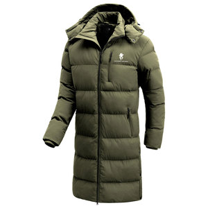 Veste fonctionnelle pour homme, idéale pour le froid, parka d'hiver à capuche, fermeture éclair intégrale, plusieurs poches, manches longues, pour la randonnée et le camping en plein air - Product Image 1