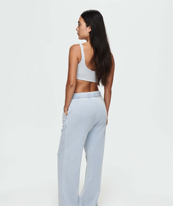 กางเกงวอร์มลำลองคุณภาพสูงสำหรับผู้หญิง ขายส่ง รับสกรีนโลโก้ กางเกงจ็อกกิ้งสำหรับออกกำลังกายกลางแจ้งสำหรับผู้หญิง - Product Image 2