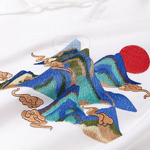 Sweat à capuche brodé haut de gamme pour homme, style streetwear, doublure polaire, confortable pour l'hiver, de haute qualité, en promotion - Product Image 3