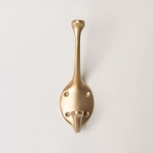 Antique Brass Wall Hooks Heavy Duty <b>Robe</b> Holder For Home Decor Stylish Multipurpose Hanging Solution Modern - Product Image 5