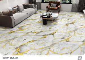 Dalle de porcelaine brillante Nova Reflect 600x1200mm 60x120cm 24x48 pouces, carrelage architectural de luxe - Product Image 5