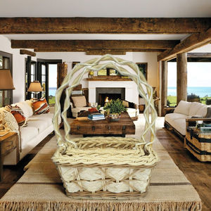 Ratán blanco premium combinado con 'giang' de alta calidad, 100% tejido a mano. - Product Image 6