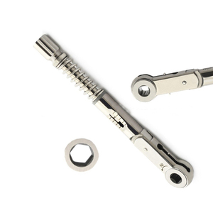 เครื่องมือผ่าตัดทางทันตกรรม สแตนเลสสตีล เครื่องมือจัดฟันแบบแมนนวล สีเงิน - Product Image 3