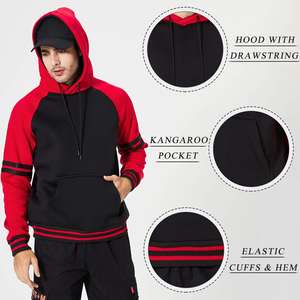 เสื้อฮู้ดดี้ผู้ชายผ้าฝ้าย 100% ขายส่ง เสื้อฮู้ดดี้หนาแบบสั่งทำ เสื้อฮู้ดดี้ลำลองทรงหลวม ดีไซน์สตรีทแวร์ เสื้อฮู้ดดี้แบบสวมหัว ผู้ผลิตเสื้อฮู้ดดี้ - Product Image 2