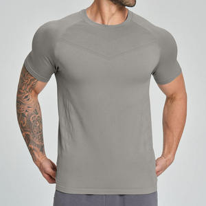 เสื้อยืดโอเวอร์ไซส์พิมพ์ลาย แห้งเร็ว คอกลม สำหรับออกกำลังกายและเล่นกีฬา แขนสั้น สำหรับผู้ชาย - Product Image 4