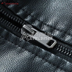 Chaqueta de Cuero para Hombre 2026, Estilo Motero Moderno, Corte Ajustado, Cuero Genuino, Ideal para Moda Urbana y Uso Casual - Product Image 5