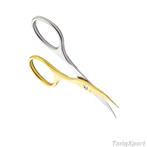 Ciseaux à ongles en acier inoxydable de qualité supérieure, lame incurvée haute précision pour le soin des cuticules, manucure, pédicure, vente en gros OEM - Product Image 3