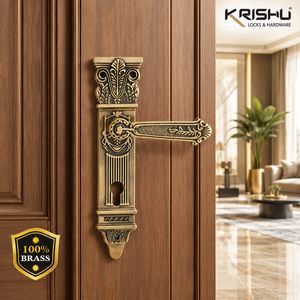 Premium ADORE Brass Mortice <b>Door</b> Handle Matte Brush Antique Finish Heavy Duty Lever Handle for Residential Commercial Home - Product Image 4