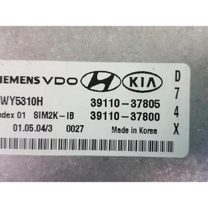 Module de commande moteur Grandeur/Azera XG 1998-2002 d'occasion OEM 3911037800 - Product Image 4