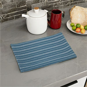 Toallas de Cocina Promocionales de Rayas Teñidas con Hilo de la India a un Precio Asequible, Toalla de Cocina Ecológica - Product Image 6