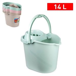 Secchio per la pulizia da 14L con manico, portatile per lavori di pulizia - Product Image 1