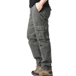 High Quality Men's Tactical <b>Pants</b> Elastic Waist <b>Cargo</b> Large Size Cotton <b>Pants</b> Multi-Pocket Trousers Sports Training <b>Work</b> <b>Pants</b> - Product Image 5