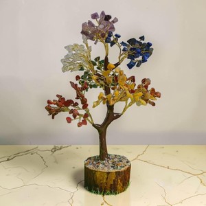 Árbol de Cristal de Siete Chakras al por Mayor con 300 Cuentas, Bonsái de Piedras Preciosas Curativas, Regalo Decorativo de Feng Shui - Product Image 3