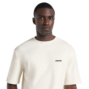 T-shirt décontracté à col rond et manches courtes pour homme, motif floral au dos, petit imprimé sur la poitrine, coupe décontractée, en jersey de coton, vente en gros, personnalisable OEM - Product Image 3