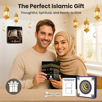 Hadiah Islami Tilawah Al-Quran Harian dengan Magnet, Pemutar Al-Quran Digital Magnetik, Speaker Magnet untuk Kulkas