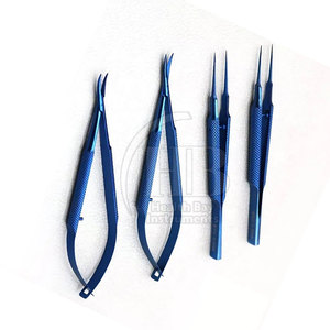 Ensemble d'instruments de microchirurgie avancée en acier inoxydable, réutilisables, manuels, de précision, pour interventions médicales - Product Image 2