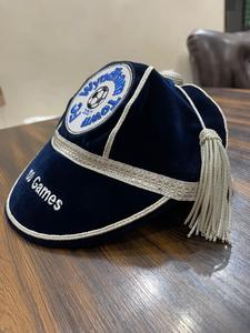 Gorra de Graduación de Terciopelo con Logotipo Personalizado, Bordado OEM ODM, Gorra Ajustable con Cierre a Presión, Multipanel, Sin Costuras - Product Image 3