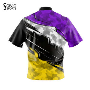 Camiseta Polo y Camiseta Deportiva Sublimada Personalizada, Unisex, Transpirable, de Secado Rápido, Spandex/Algodón, Venta al Por Mayor - Product Image 4