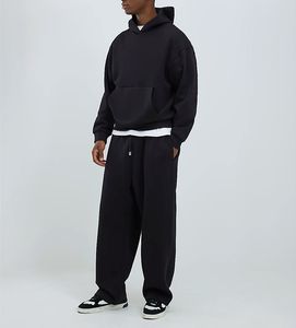 Conjunto Deportivo Unisex para Hombre, Estilo Urbano, Sudadera con Capucha Oversize, Pantalones Deportivos, Poliéster y Algodón, Lavado Ácido, Impresión Personalizada - Product Image 3