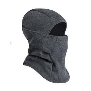 Cagoule polaire grise intégrale avec cache-cou pour le ski, le cyclisme et la randonnée en extérieur - Product Image 5