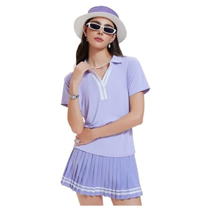 Women's Breathable Tennis Skirt Set with Custom Logo on Waist Customizable Colors & Private Label Athletic Wear - Product Image 2